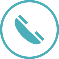 Telephone Blue Line  Icon